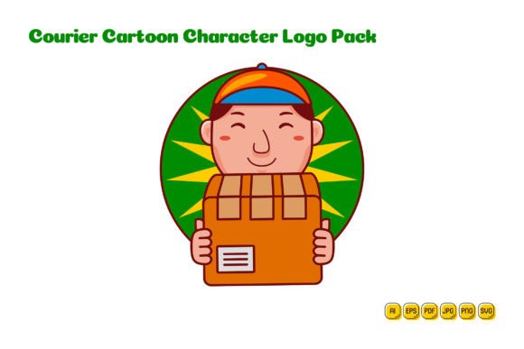 Chef Cartoon Character Logo 03: Graphics and Logos for Digital Sellers
