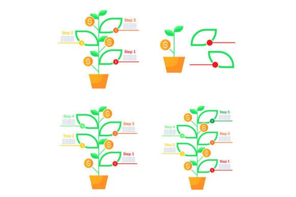 Estate Planning Infographic Chart Set Graphics