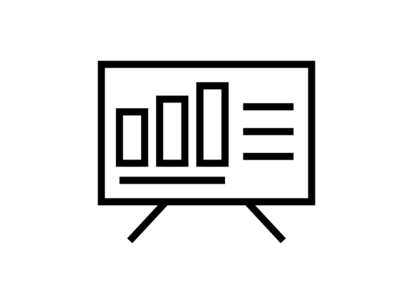 Financial Report: Graphics and Icons for Business Design