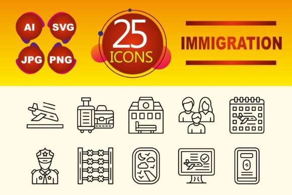 Immigration Graphics and Icons