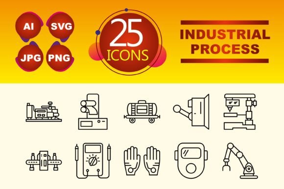Industrial Proces Graphics and Icons