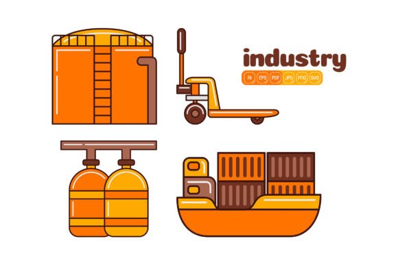 Industry Vector Pack 07: Graphics & Icons for Real Publishing