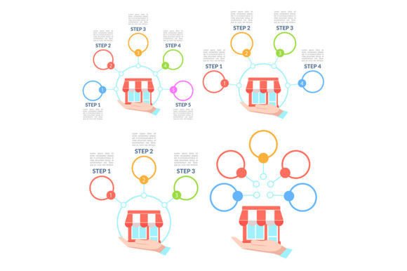 Personal Store Strategy Infographic Set
